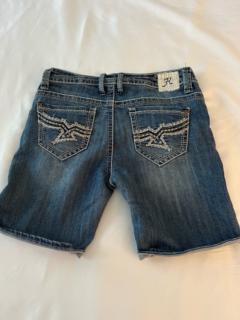 Y2K Hydraulic Denim Shorts